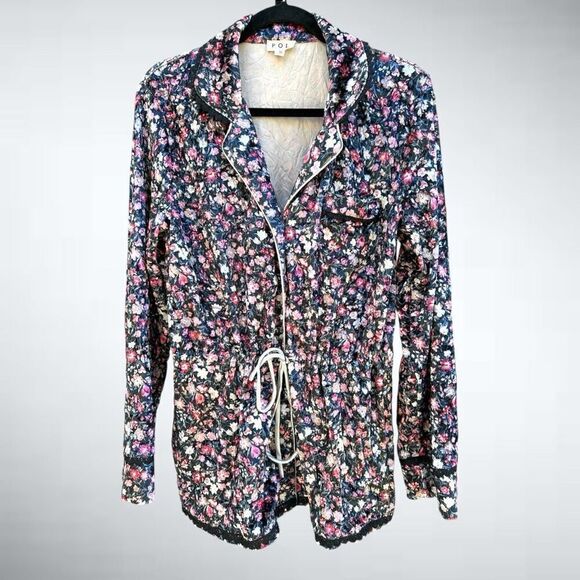 Size S POL Velvet Kimono Pajama Top - Picture 1 of 5